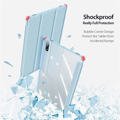 DUX DUCIS TOBY Series For Samsung Galaxy Tab S10 Plus Case PU Leather Tri-Fold Stand Tablet Cover