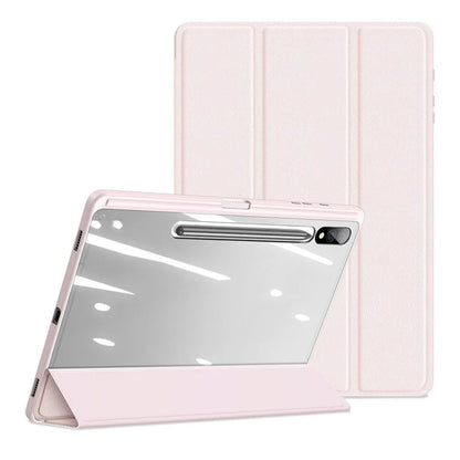 DUX DUCIS TOBY Series For Samsung Galaxy Tab S10 Plus Case PU Leather Tri-Fold Stand Tablet Cover