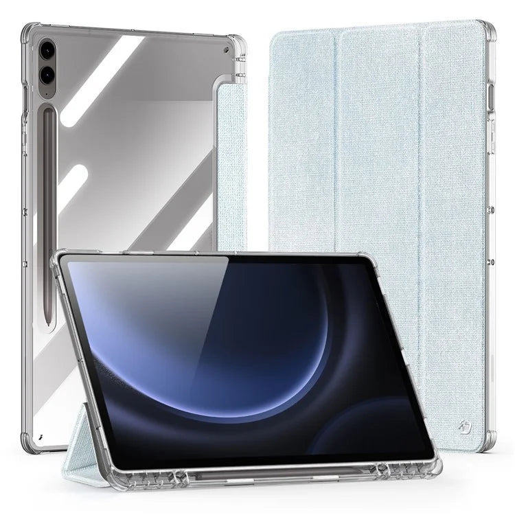 DUX DUCIS Unid Series For Samsung Galaxy Tab S10 Plus Case Auto Wake / Sleep TPU+PC+Leather Clear Tablet Cover