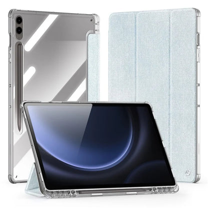 DUX DUCIS Unid Series For Samsung Galaxy Tab S10 Plus Case Auto Wake / Sleep TPU+PC+Leather Clear Tablet Cover