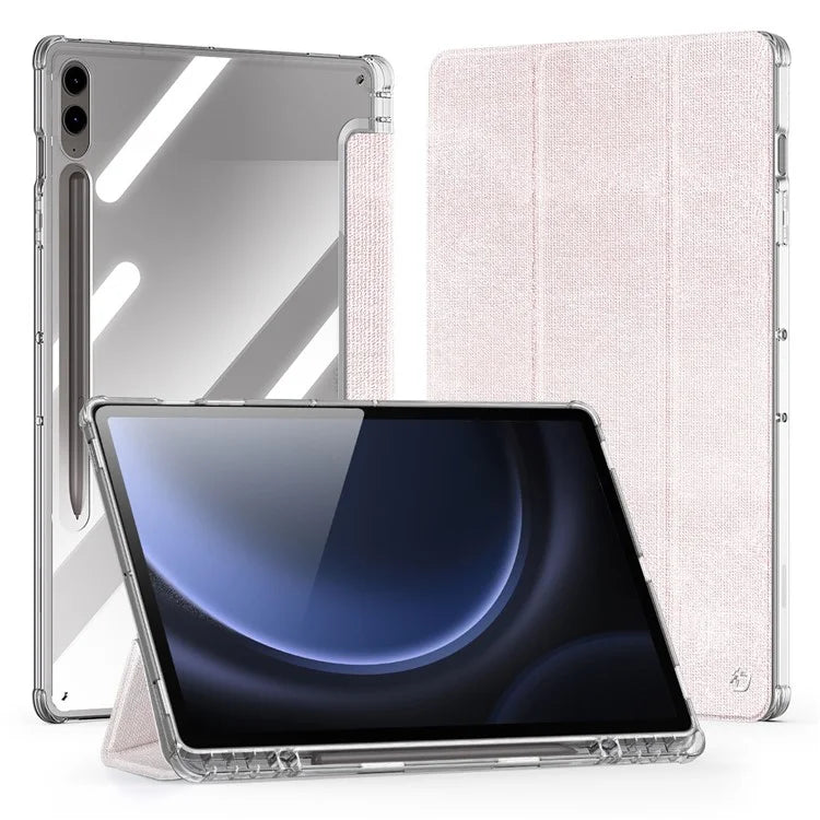 DUX DUCIS Unid Series For Samsung Galaxy Tab S10 Plus Case Auto Wake / Sleep TPU+PC+Leather Clear Tablet Cover