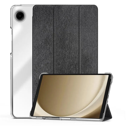 DUX DUCIS Unid Series For Samsung Galaxy Tab A9 Case Stand PC+Leather Clear Tablet Cover