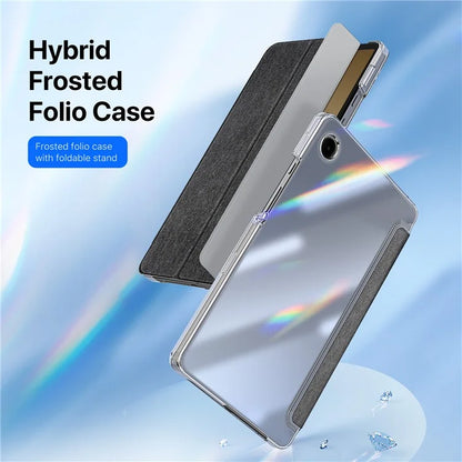 DUX DUCIS Unid Series For Samsung Galaxy Tab A9 Case Stand PC+Leather Clear Tablet Cover