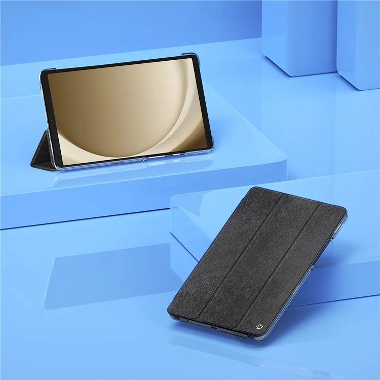 DUX DUCIS Unid Series For Samsung Galaxy Tab A9 Case Stand PC+Leather Clear Tablet Cover
