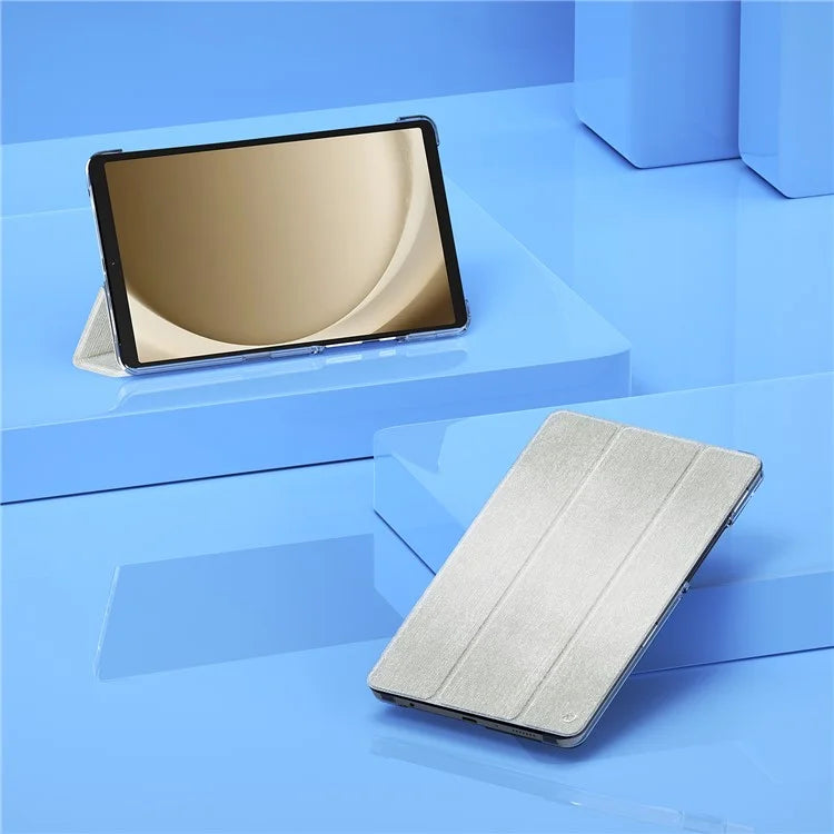 DUX DUCIS Unid Series For Samsung Galaxy Tab A9 Case Stand PC+Leather Clear Tablet Cover