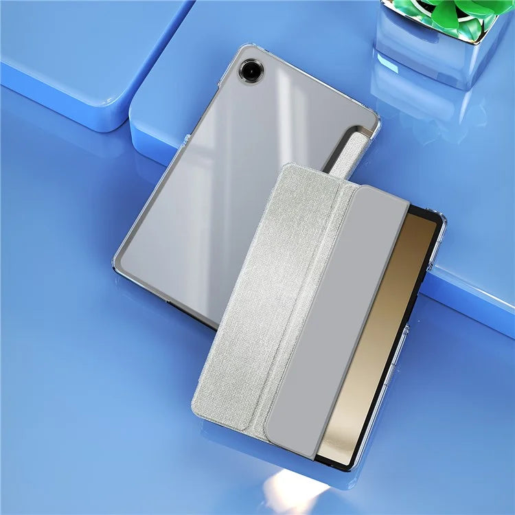 DUX DUCIS Unid Series For Samsung Galaxy Tab A9 Case Stand PC+Leather Clear Tablet Cover
