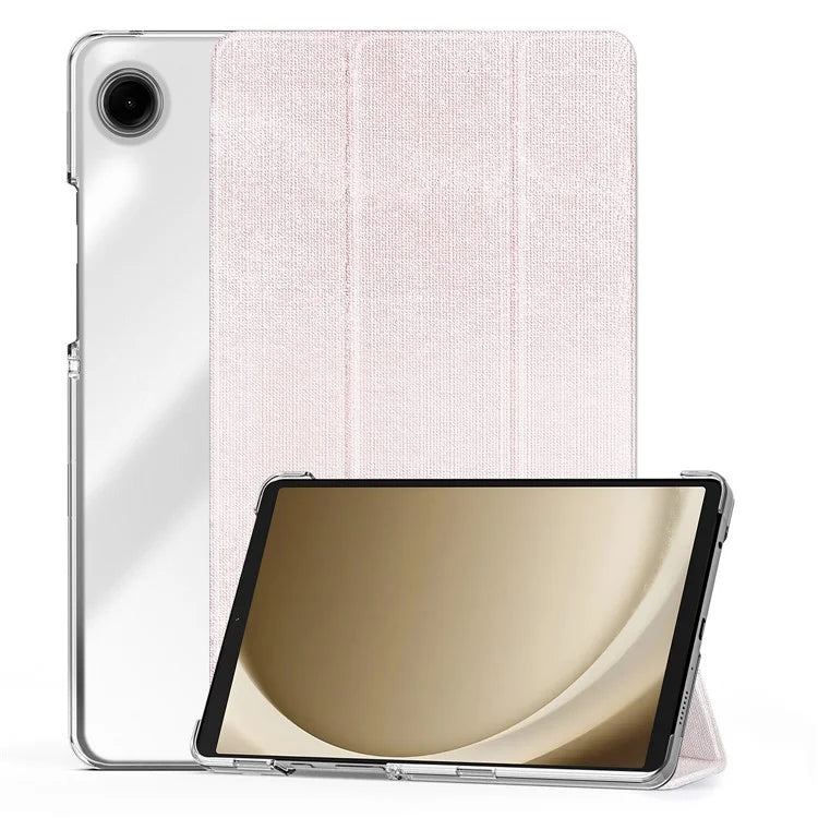 DUX DUCIS Unid Series For Samsung Galaxy Tab A9 Case Stand PC+Leather Clear Tablet Cover