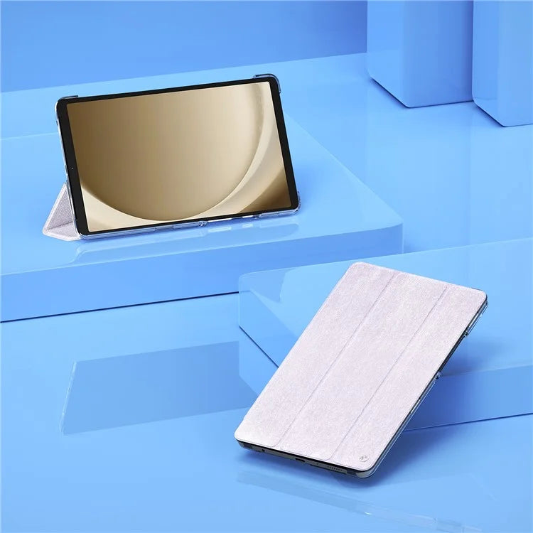 DUX DUCIS Unid Series For Samsung Galaxy Tab A9 Case Stand PC+Leather Clear Tablet Cover