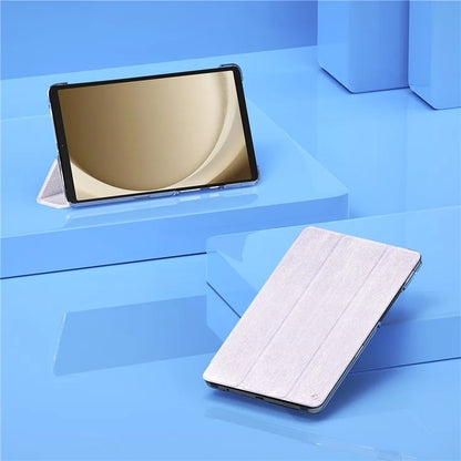 DUX DUCIS Unid Series For Samsung Galaxy Tab A9 Case Stand PC+Leather Clear Tablet Cover
