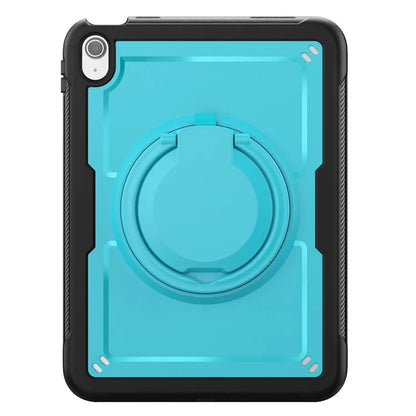 For iPad 10.9 (2022) Case Shockproof PC+TPU Tablet Cover with Kickstand, Pencil Holder