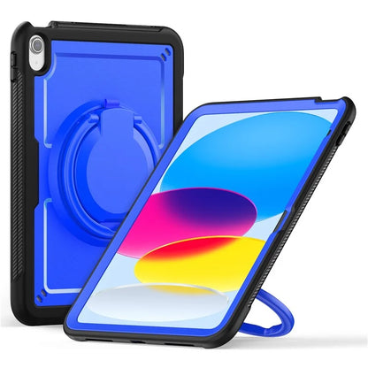For iPad 10.9 (2022) Case Shockproof PC+TPU Tablet Cover with Kickstand, Pencil Holder