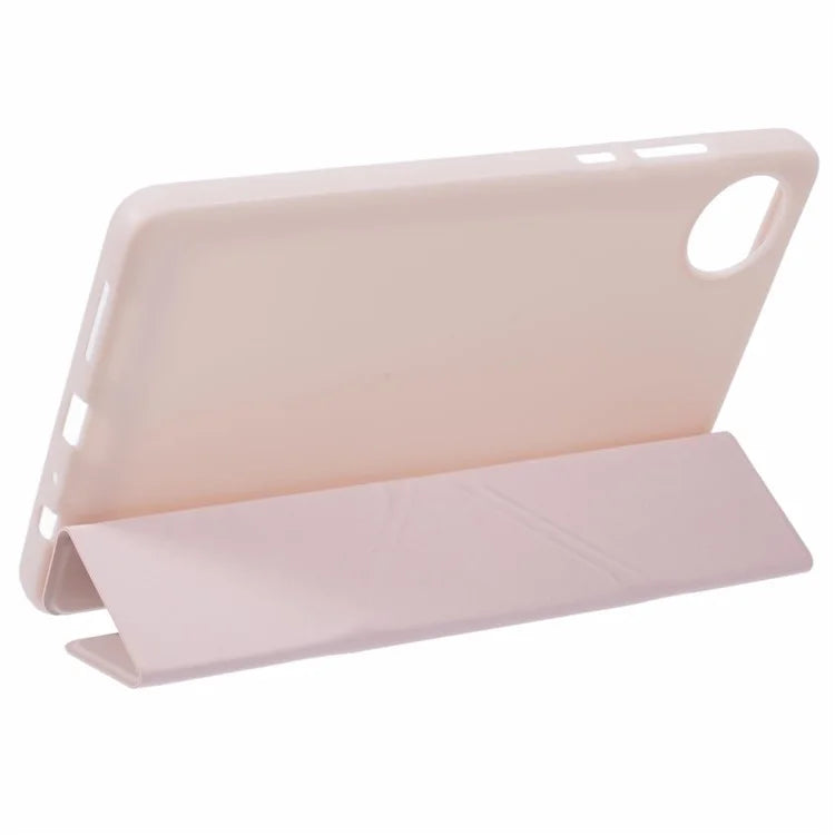 For Xiaomi Redmi Pad SE 4G 8.7 inch Case PU Leather+Silicone Origami Stand Protective Cover