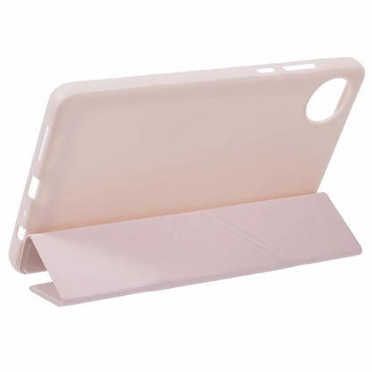 For Xiaomi Redmi Pad SE 4G 8.7 inch Case PU Leather+Silicone Origami Stand Protective Cover
