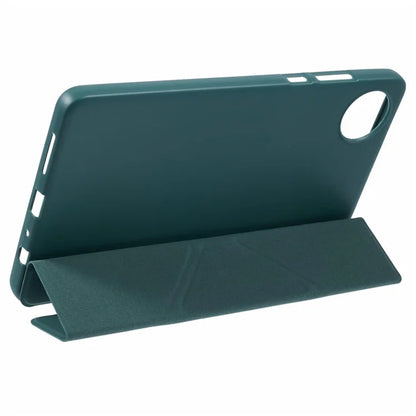 For Xiaomi Redmi Pad SE 4G 8.7 inch Case PU Leather+Silicone Origami Stand Protective Cover
