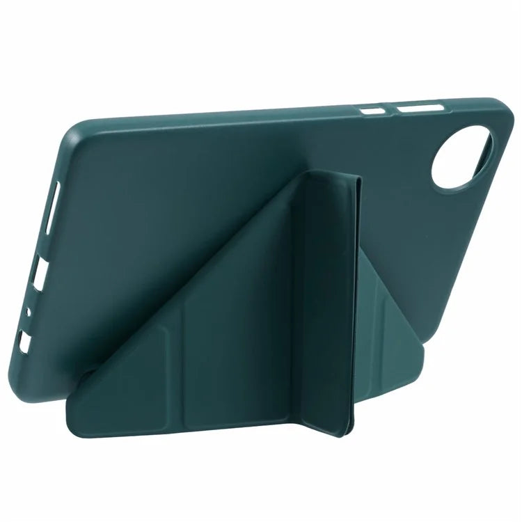 For Xiaomi Redmi Pad SE 4G 8.7 inch Case PU Leather+Silicone Origami Stand Protective Cover