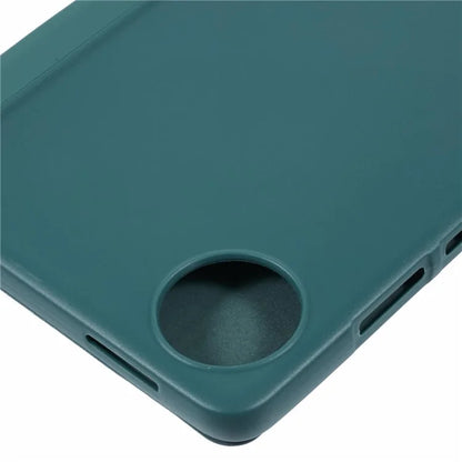 For Xiaomi Redmi Pad SE 4G 8.7 inch Case PU Leather+Silicone Origami Stand Protective Cover