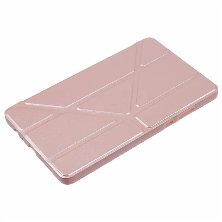 For Xiaomi Redmi Pad SE 4G 8.7 inch Case PU Leather+Silicone Origami Stand Protective Cover
