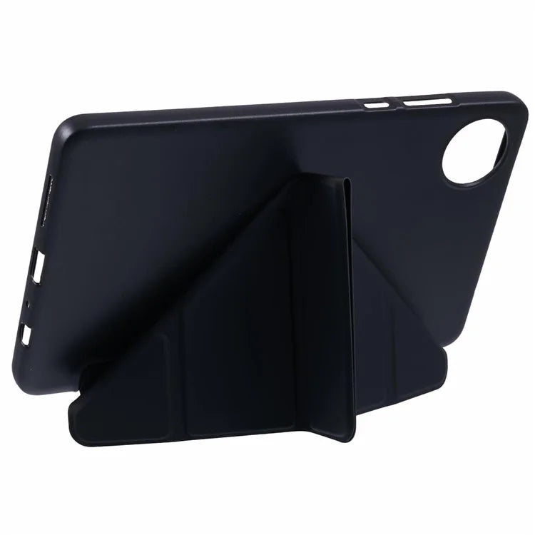 For Xiaomi Redmi Pad SE 4G 8.7 inch Case PU Leather+Silicone Origami Stand Protective Cover
