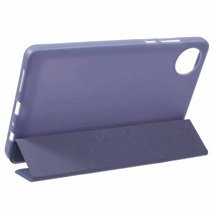 For Xiaomi Redmi Pad SE 4G 8.7 inch Case PU Leather+Silicone Origami Stand Protective Cover