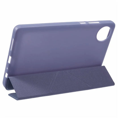 For Xiaomi Redmi Pad SE 4G 8.7 inch Case PU Leather+Silicone Origami Stand Protective Cover