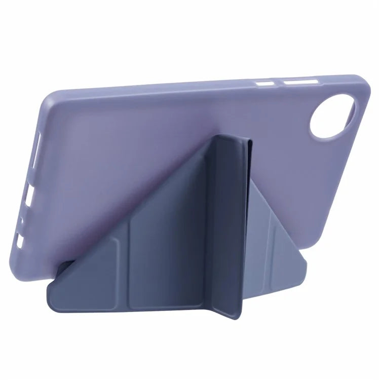 For Xiaomi Redmi Pad SE 4G 8.7 inch Case PU Leather+Silicone Origami Stand Protective Cover