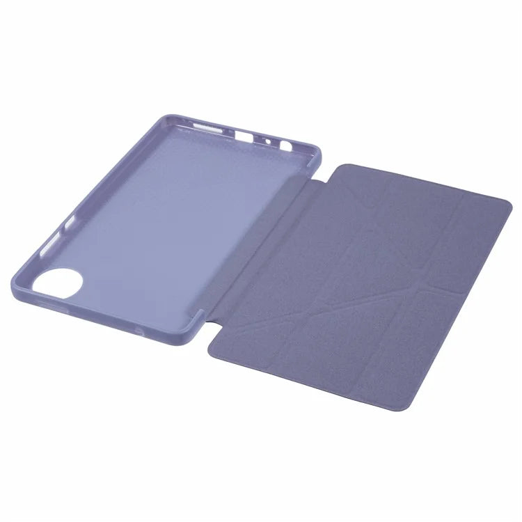 For Xiaomi Redmi Pad SE 4G 8.7 inch Case PU Leather+Silicone Origami Stand Protective Cover