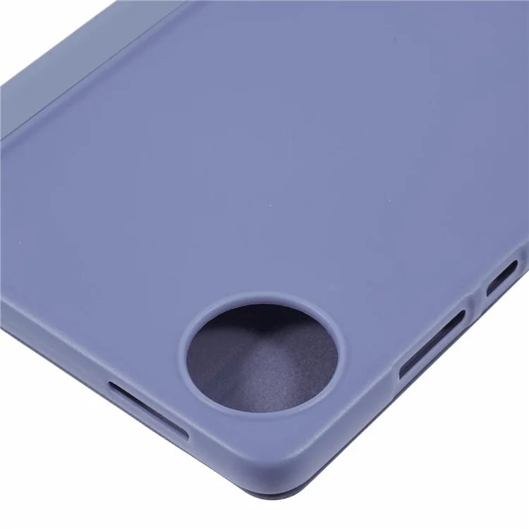 For Xiaomi Redmi Pad SE 4G 8.7 inch Case PU Leather+Silicone Origami Stand Protective Cover