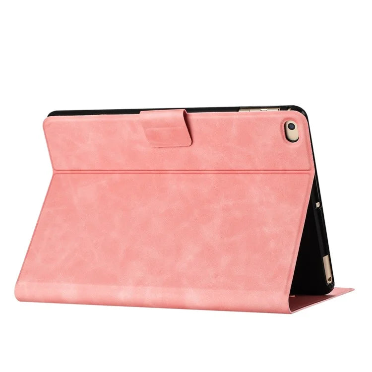 For iPad mini (2019) 7.9 Inch / Mini 4 / mini 3 / Mini 2 / Mini Case Couple Cat Imprinted Microfiber Leather Smart Tablet Cover