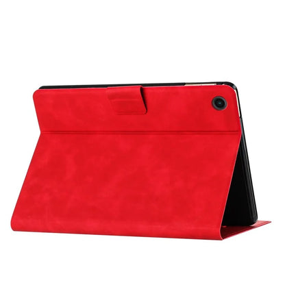 For Samsung Galaxy Tab A9 Case Couple Cat Imprinted Microfiber Leather Smart Tablet Cover