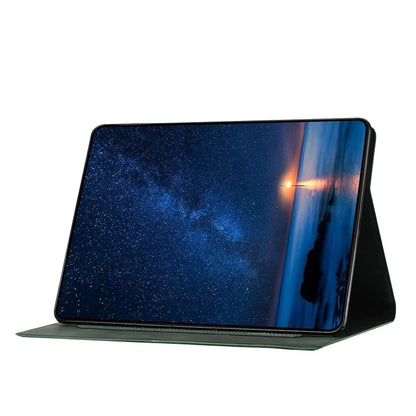 For Samsung Galaxy Tab A9+ SM-X210 / X216 / X218 Case Couple Cat Imprinted Microfiber Leather Smart Tablet Cover
