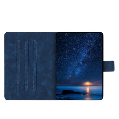 For Samsung Galaxy Tab A9+ SM-X210 / X216 / X218 Case Couple Cat Imprinted Microfiber Leather Smart Tablet Cover