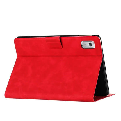 For Lenovo Tab M9 TB-310FU Case Couple Cat Imprinted Microfiber Leather Smart Tablet Cover