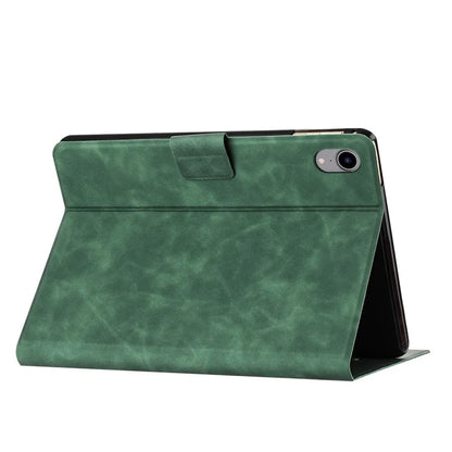 For iPad mini (2021) Case Couple Cat Imprinted Microfiber Leather Smart Tablet Cover