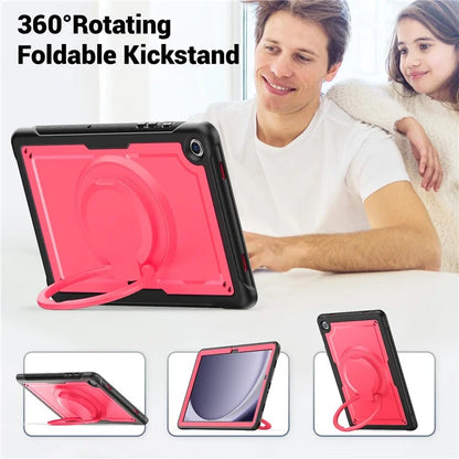 For Samsung Galaxy Tab A9+ SM-X210 / X216 / X218 Case PC+TPU Tablet Cover with Kickstand, Pencil Holder