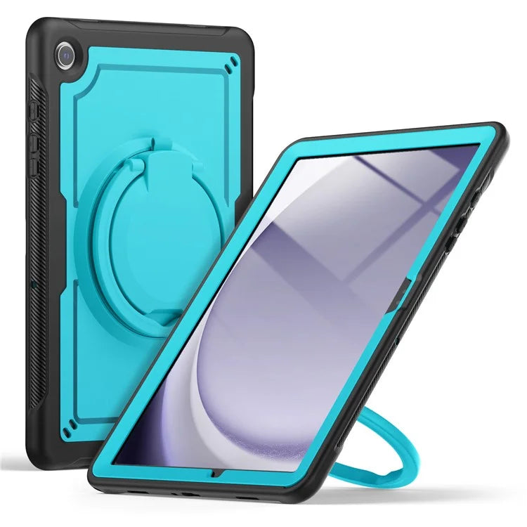 For Samsung Galaxy Tab A9+ SM-X210 / X216 / X218 Case PC+TPU Tablet Cover with Kickstand, Pencil Holder