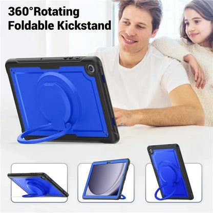 For Samsung Galaxy Tab A9+ SM-X210 / X216 / X218 Case PC+TPU Tablet Cover with Kickstand, Pencil Holder