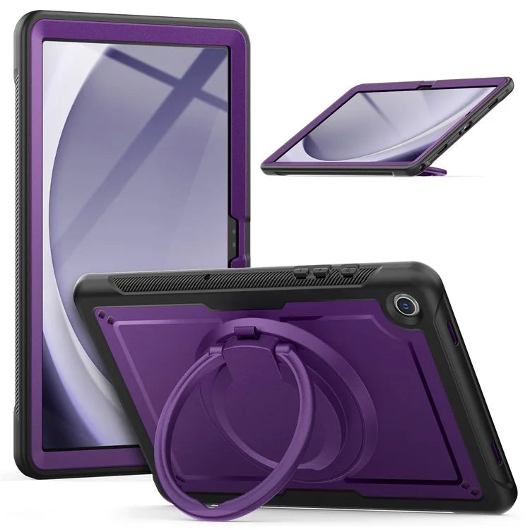 For Samsung Galaxy Tab A9+ SM-X210 / X216 / X218 Case PC+TPU Tablet Cover with Kickstand, Pencil Holder