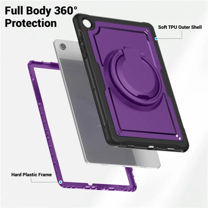 For Samsung Galaxy Tab A9+ SM-X210 / X216 / X218 Case PC+TPU Tablet Cover with Kickstand, Pencil Holder