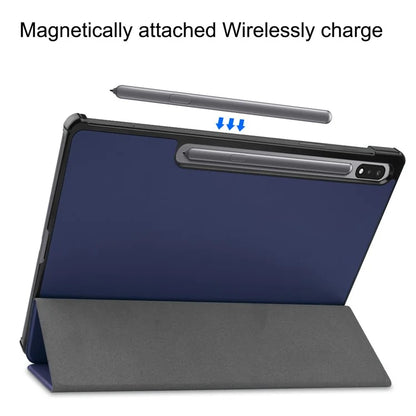 For Samsung Galaxy Tab S10+ Case Anti-Drop Leather Stand Tablet Cover