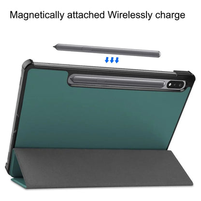 For Samsung Galaxy Tab S10+ Case Anti-Drop Leather Stand Tablet Cover