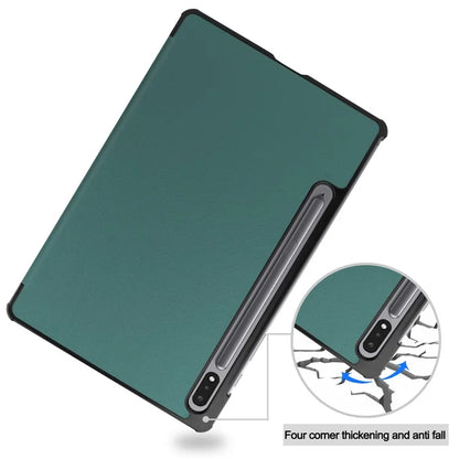 For Samsung Galaxy Tab S10+ Case Anti-Drop Leather Stand Tablet Cover