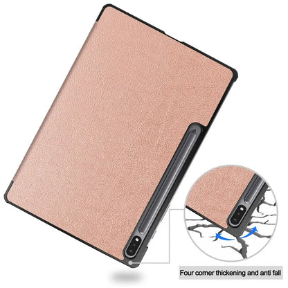 For Samsung Galaxy Tab S10+ Case Anti-Drop Leather Stand Tablet Cover