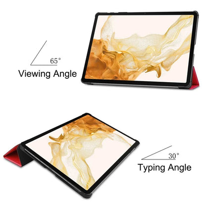 For Samsung Galaxy Tab S10+ Case Anti-Drop Leather Stand Tablet Cover