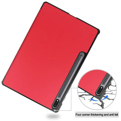 For Samsung Galaxy Tab S10+ Case Anti-Drop Leather Stand Tablet Cover