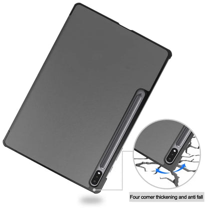 For Samsung Galaxy Tab S10+ Case Anti-Drop Leather Stand Tablet Cover