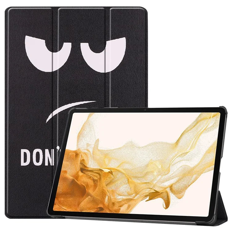 For Samsung Galaxy Tab S10+ Case Pattern Print Leather Stand Tablet Cover
