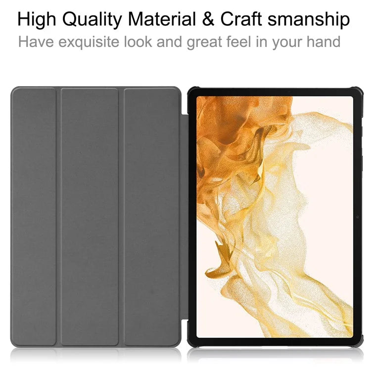 For Samsung Galaxy Tab S10+ Case Pattern Print Leather Stand Tablet Cover