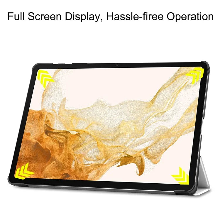 For Samsung Galaxy Tab S10+ Case Pattern Print Leather Stand Tablet Cover