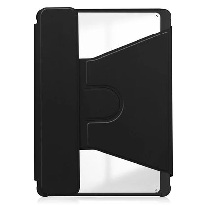For Samsung Galaxy Tab S10 Plus Case 360° Rotary Stand PU Leather+Acrylic Tablet Cover (Without Keyboard)