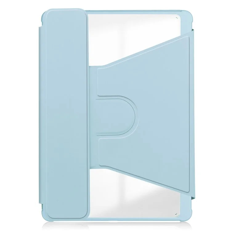 For Samsung Galaxy Tab S10 Plus Case 360° Rotary Stand PU Leather+Acrylic Tablet Cover (Without Keyboard)